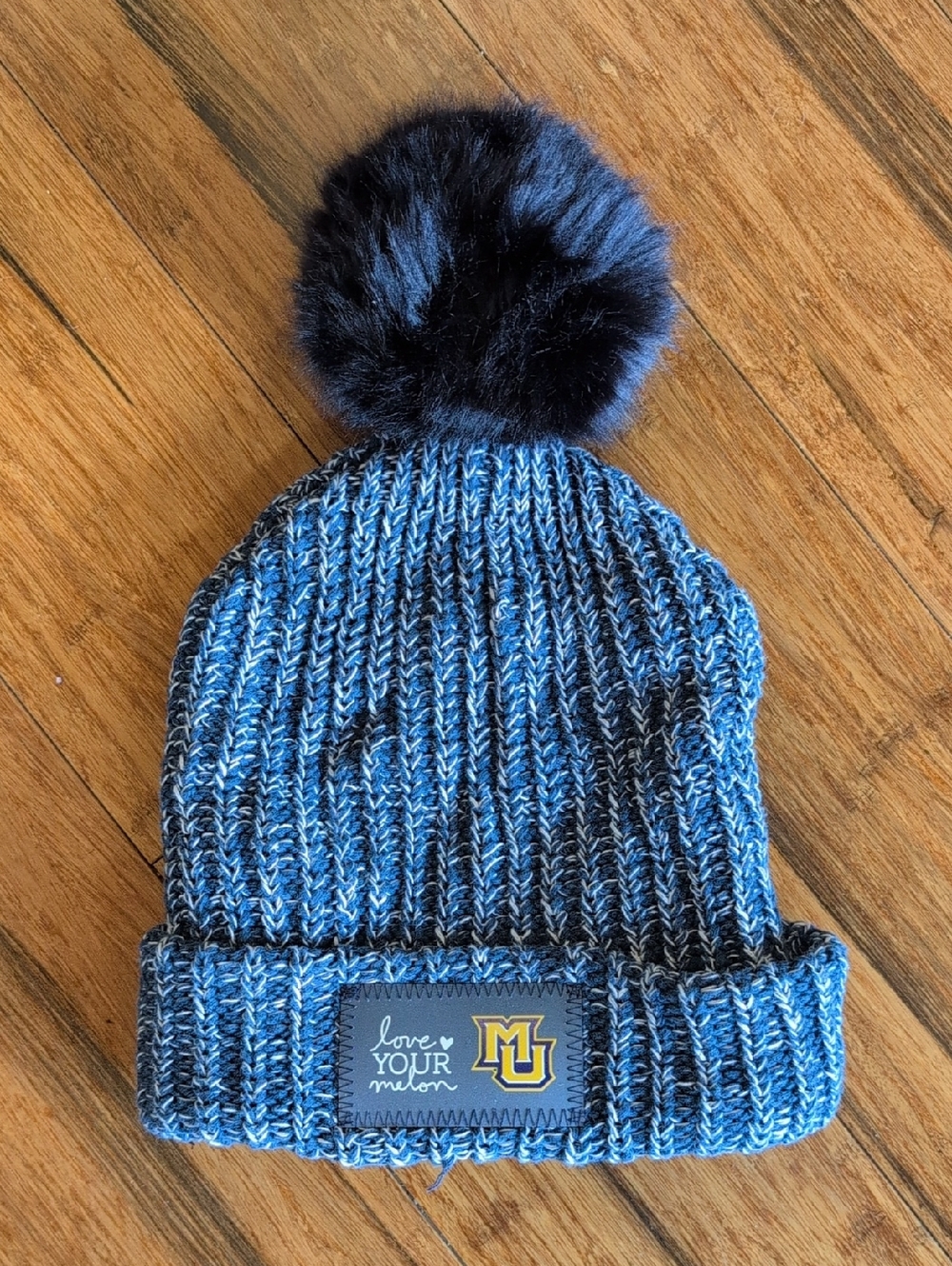 Love Your Melon Marquette University Pom Beanie